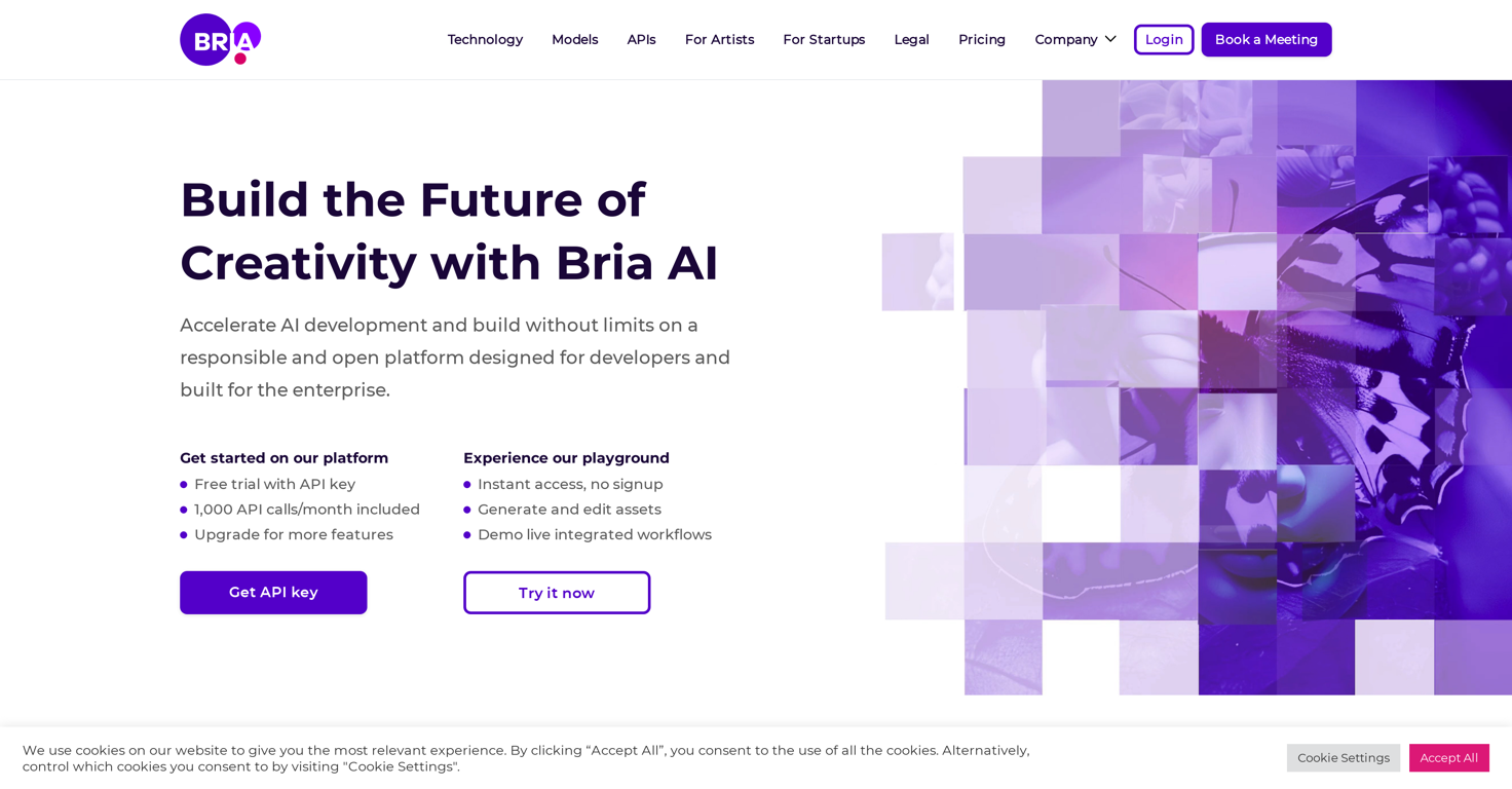 Bria website
