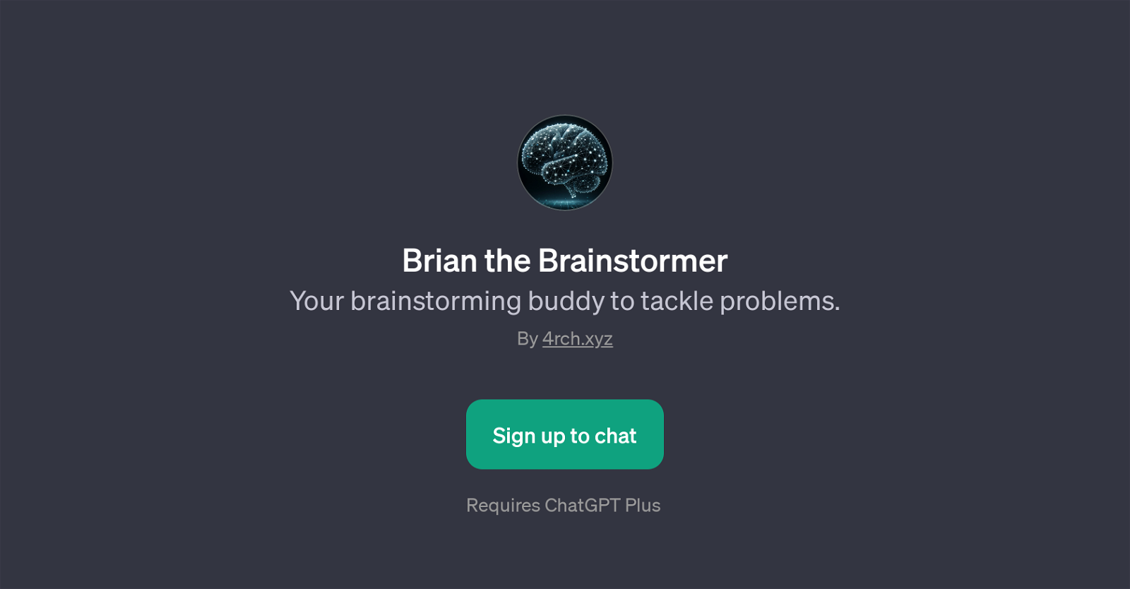 Brian the Brainstormer website