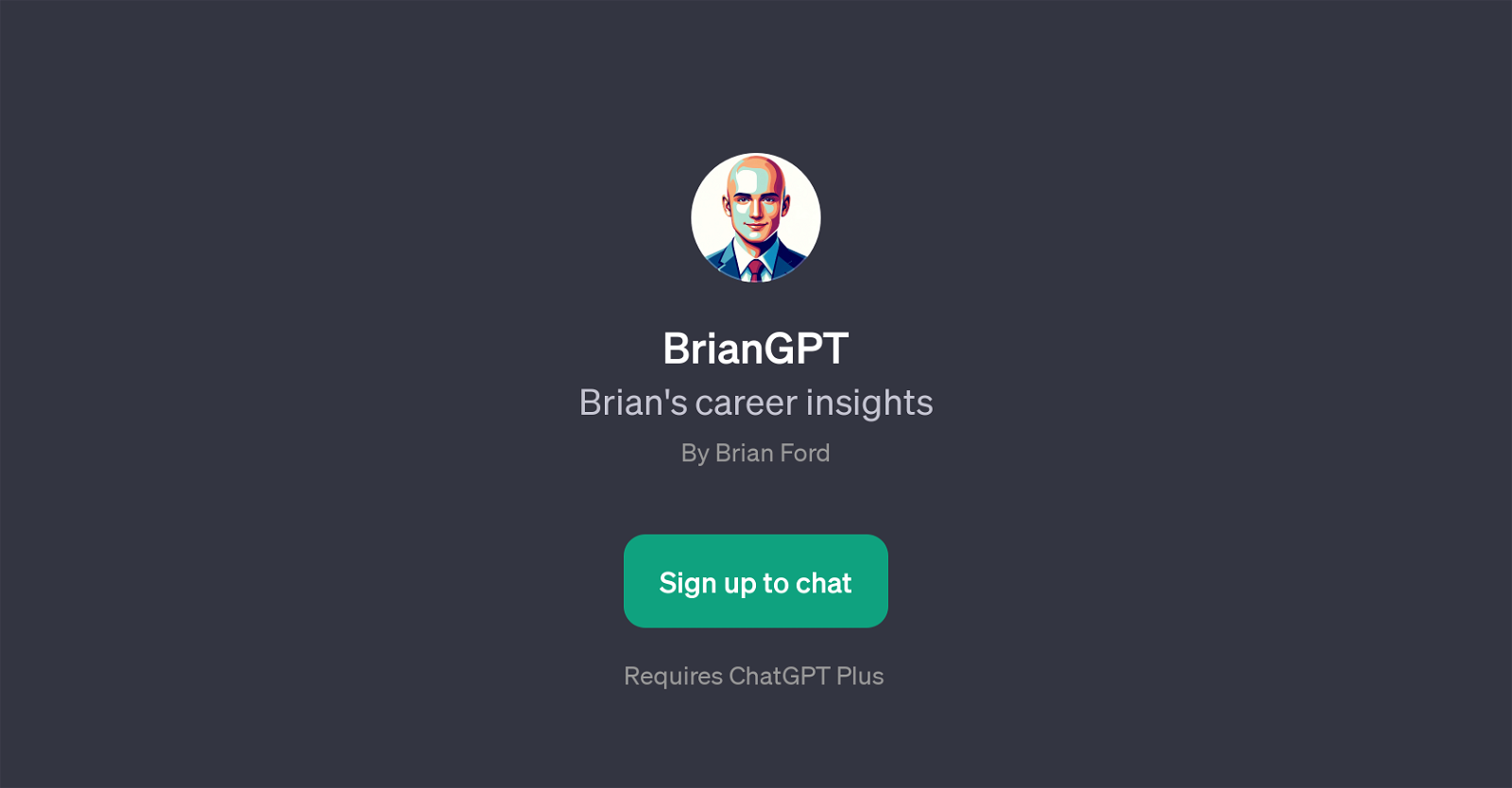 BrianGPT website