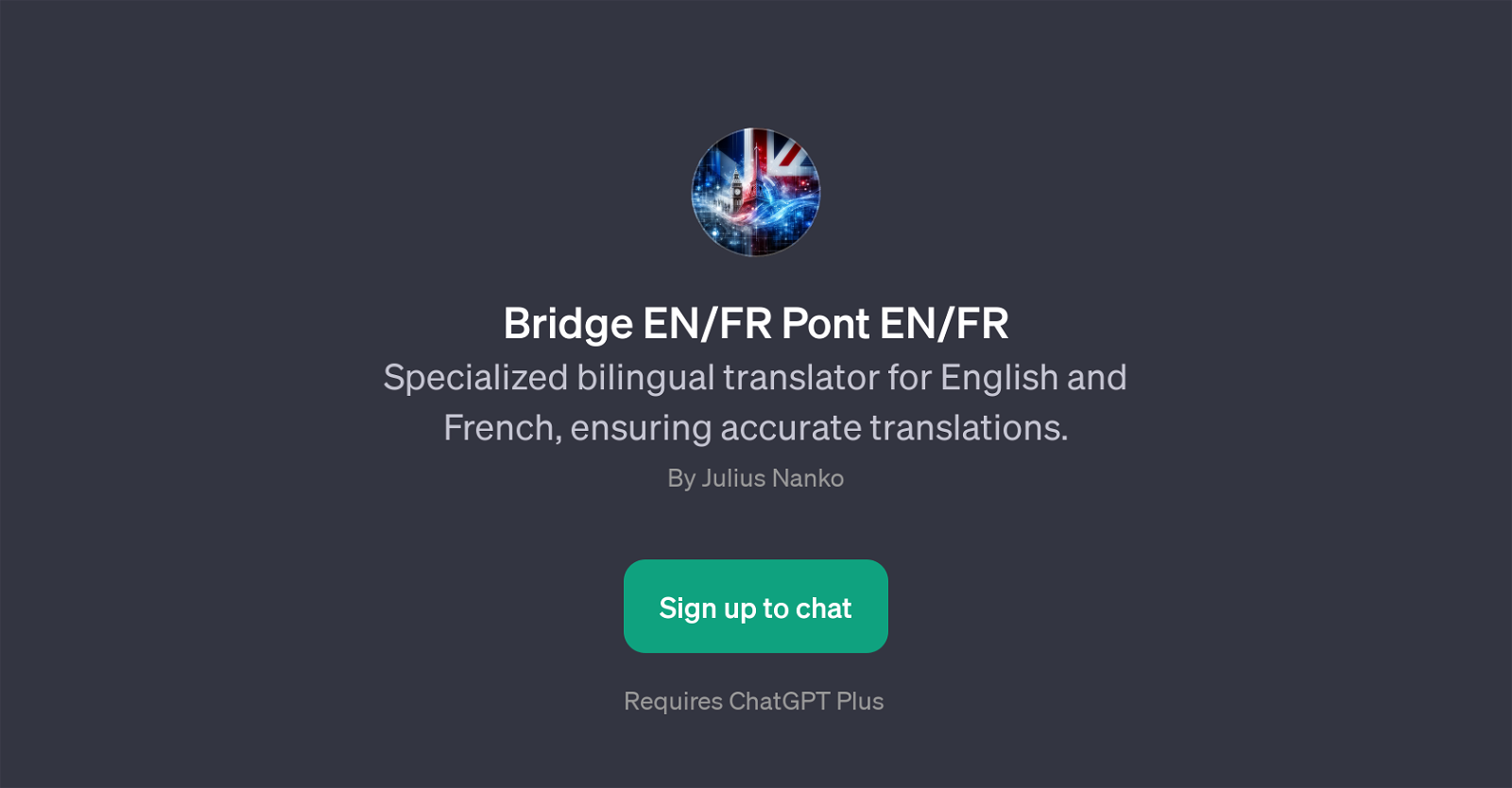 Bridge EN/FR Pont EN/FR website