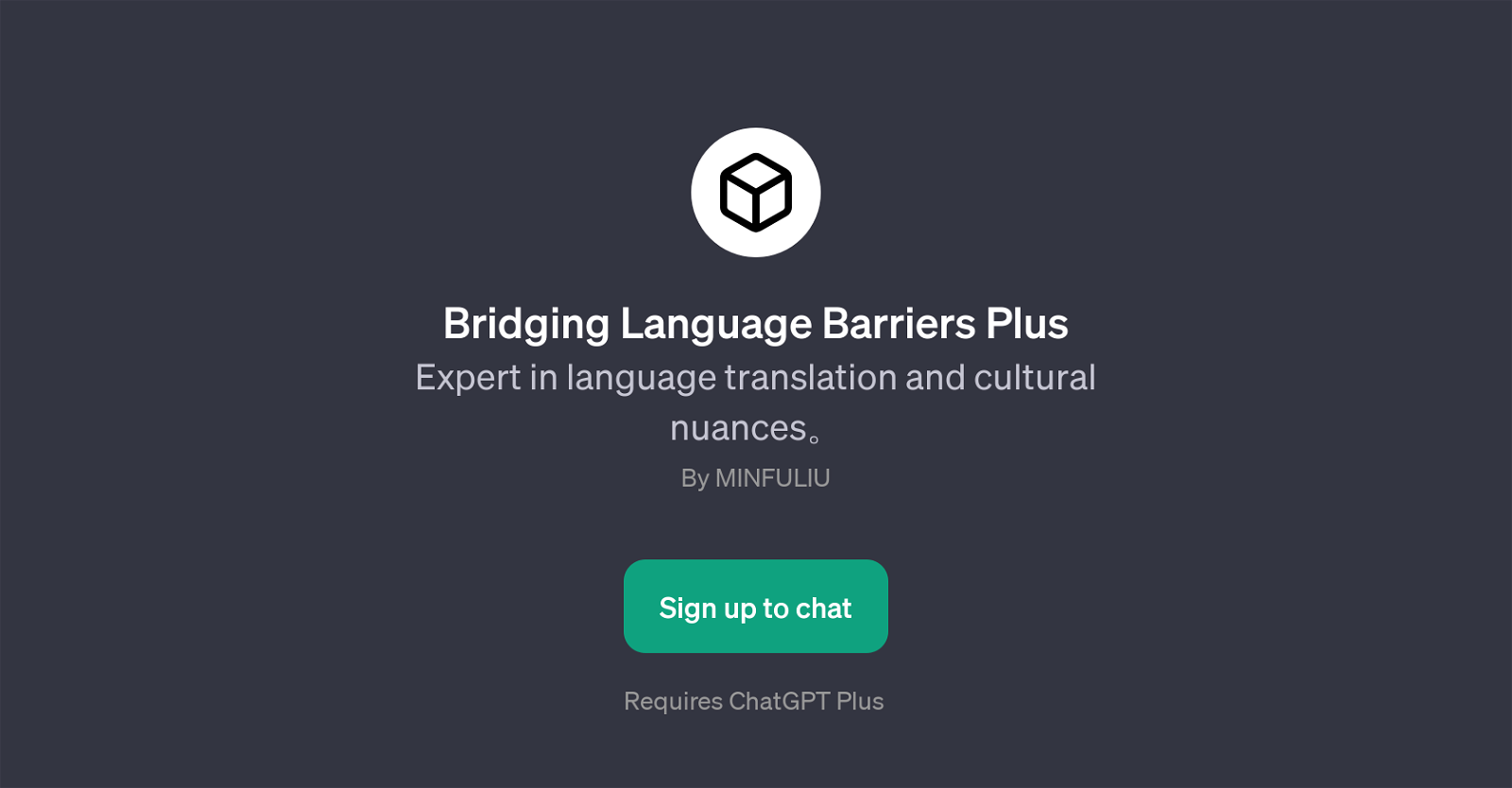 Bridging Language Barriers Plus website