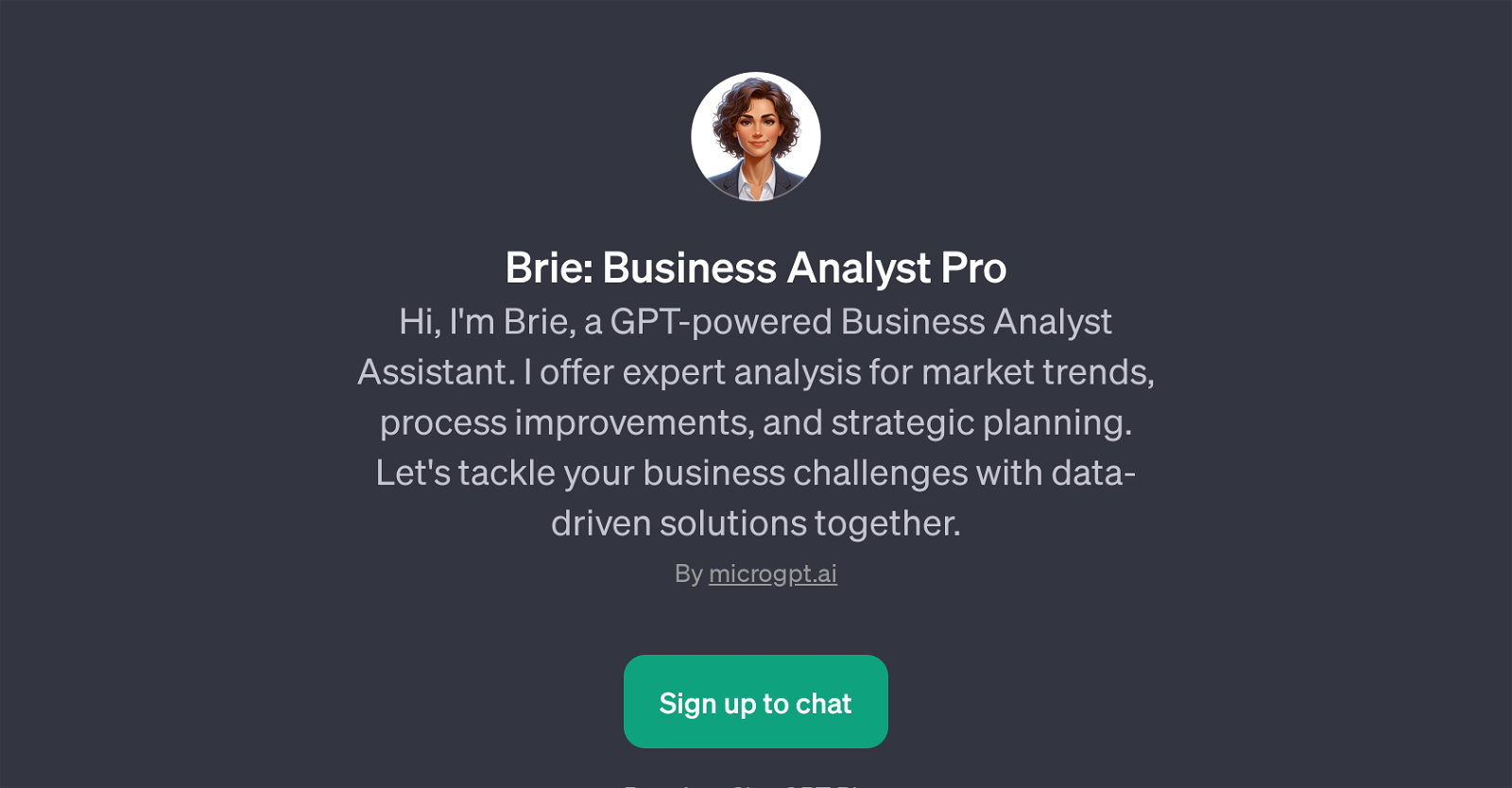 Brie: Business Analyst Pro website