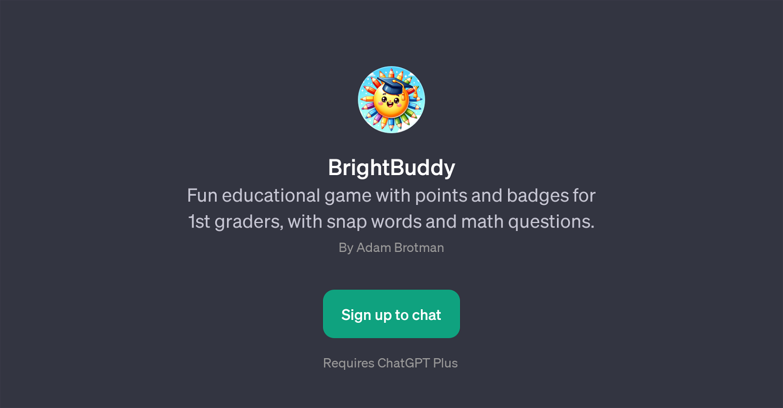 BrightBuddy website