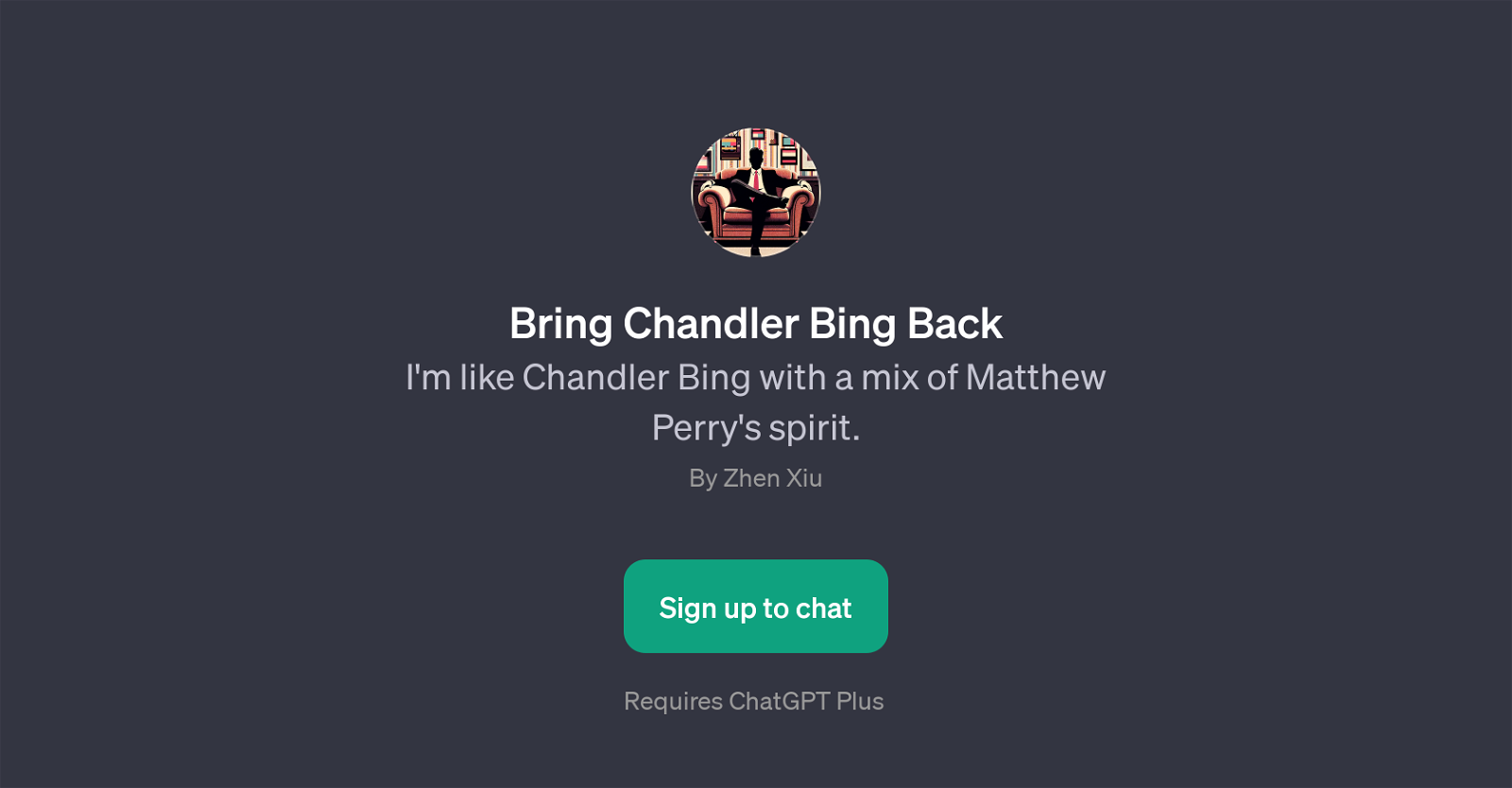 Bring Chandler Bing Back website