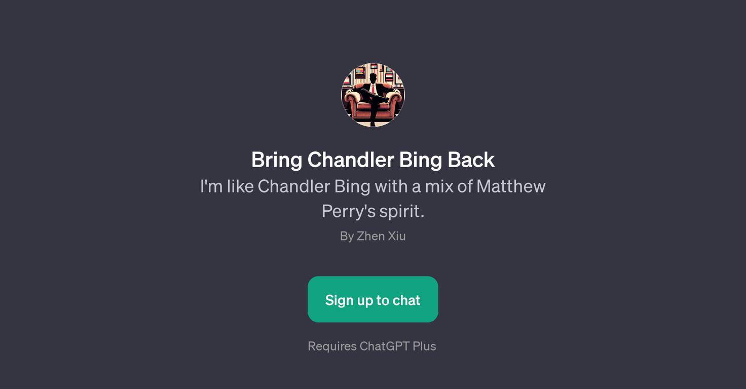 Bring Chandler Bing Back website
