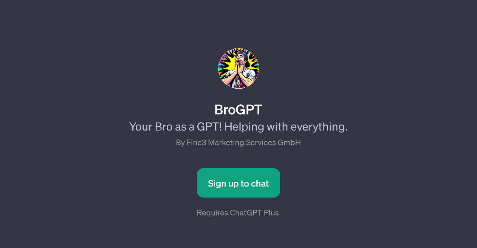 BroGPT website