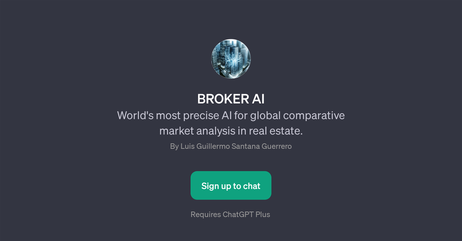 BROKER AI website