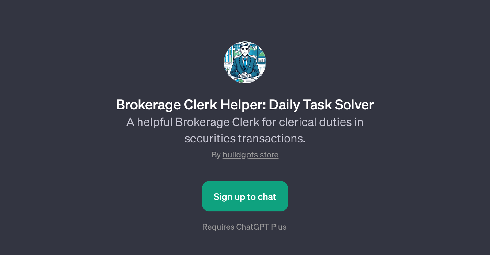 Brokerage Clerk Helper: Daily Task Solver website
