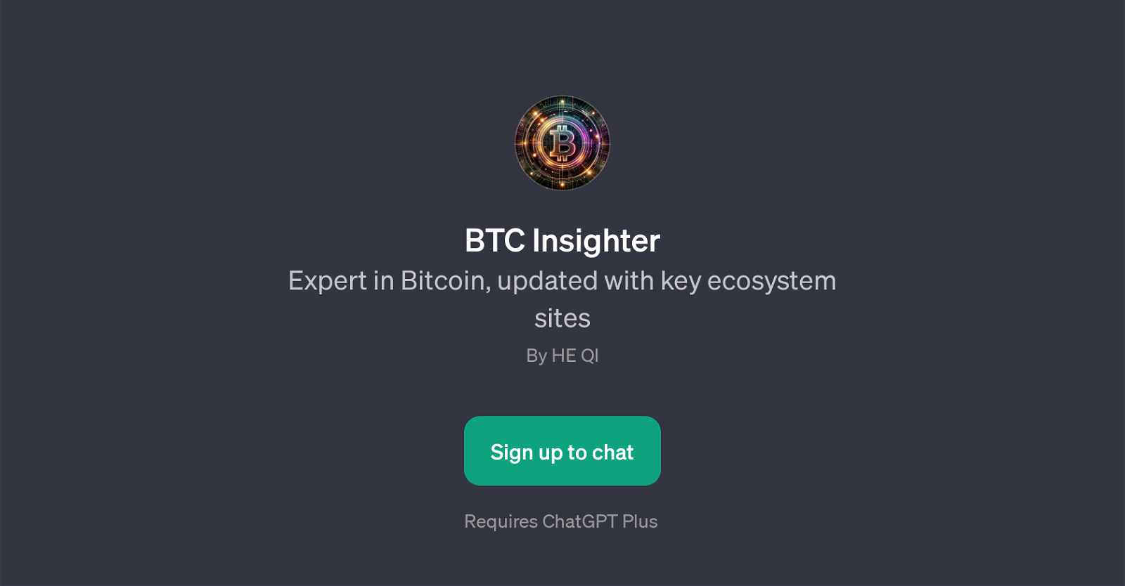 BTC Insighter website