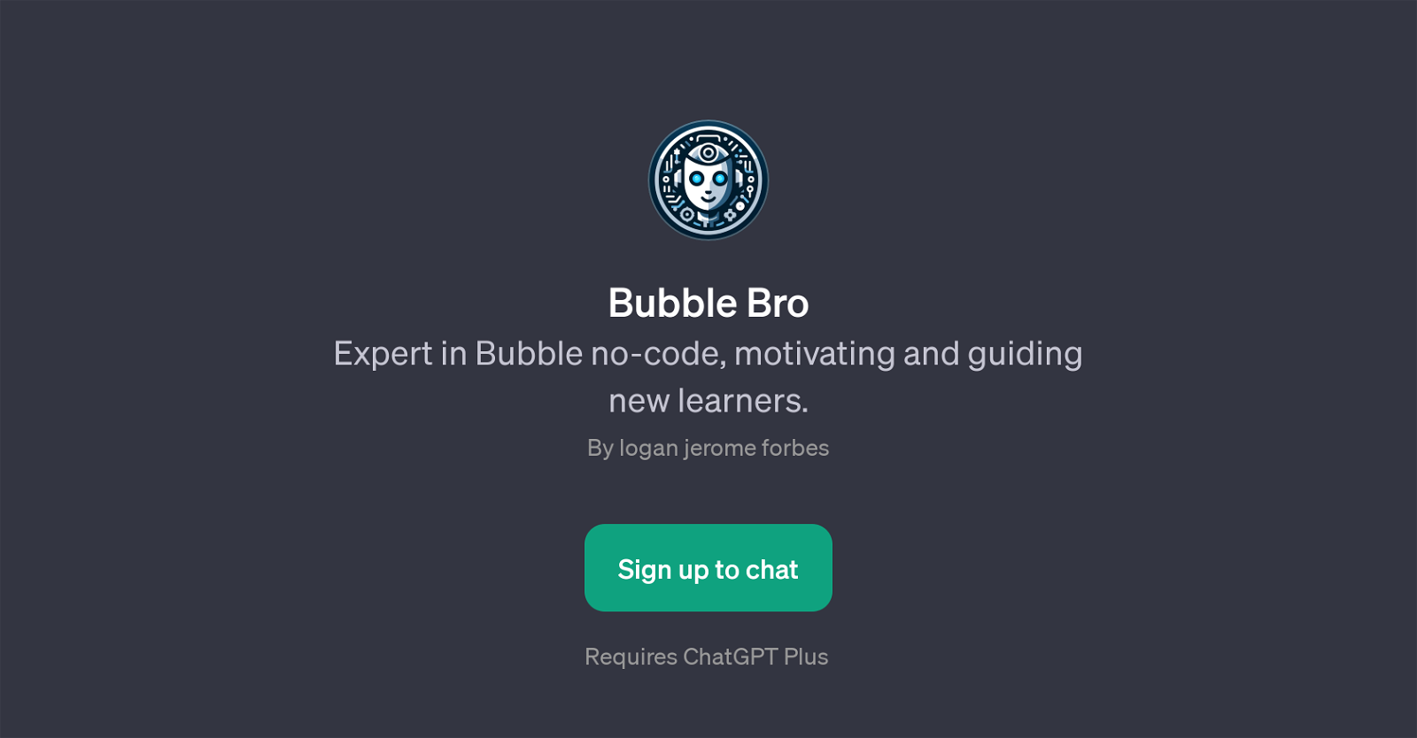 Bubble Bro website