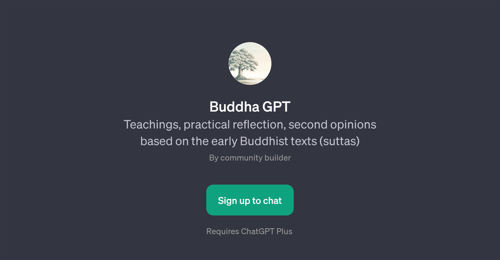 Buddha GPT website
