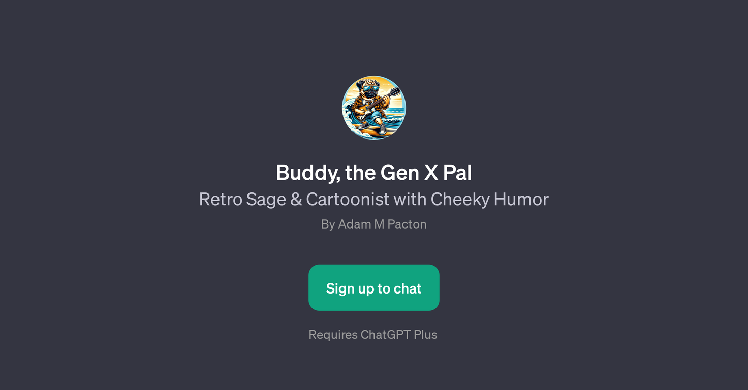 Buddy, the Gen X Pal website