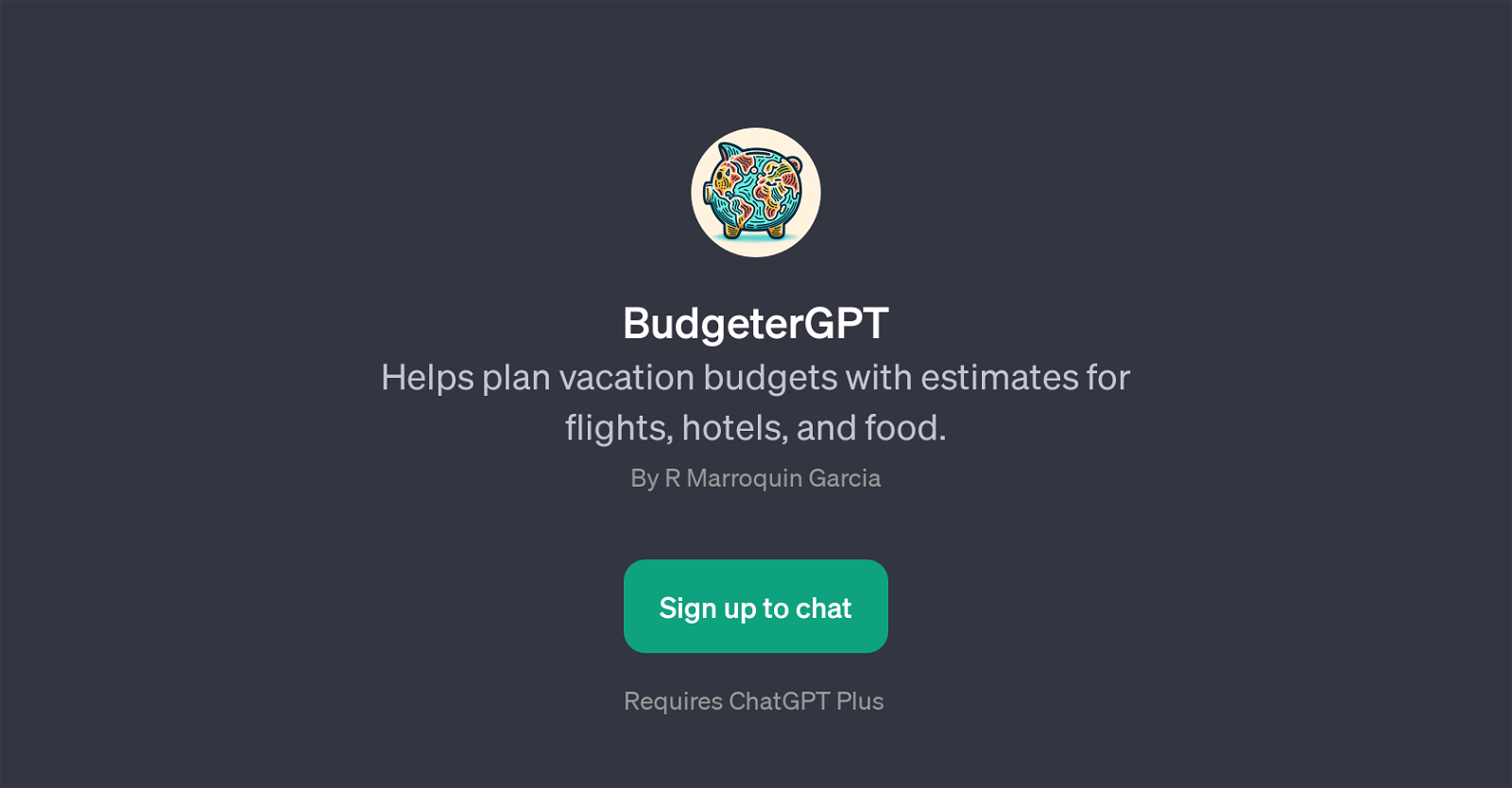 BudgeterGPT website