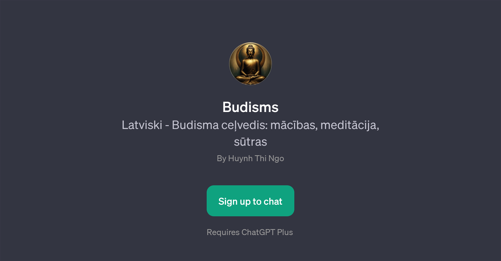 Budisms website
