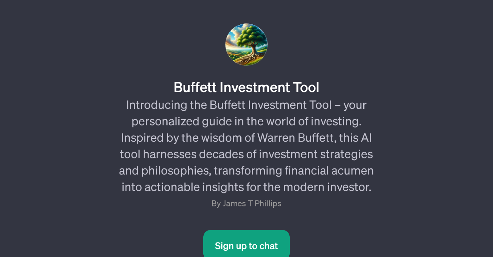 Buffett Investment Tool website