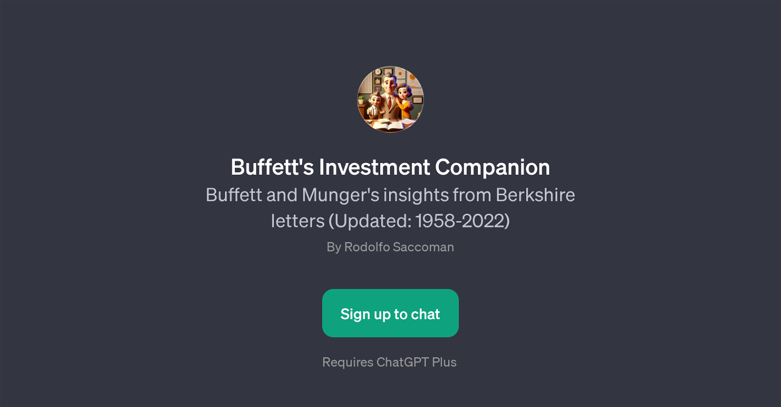 Buffett's Investment Companion website