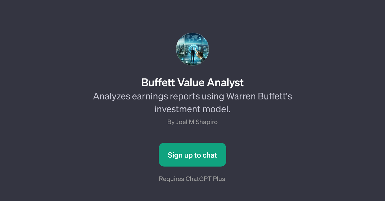 Buffett Value Analyst website