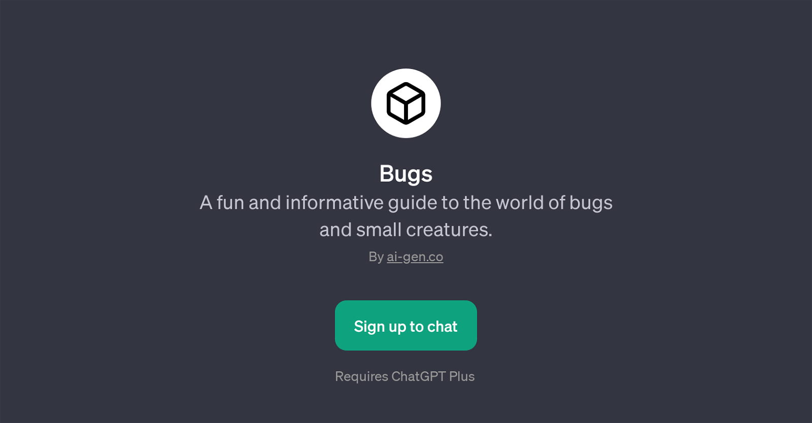 BugsPage website