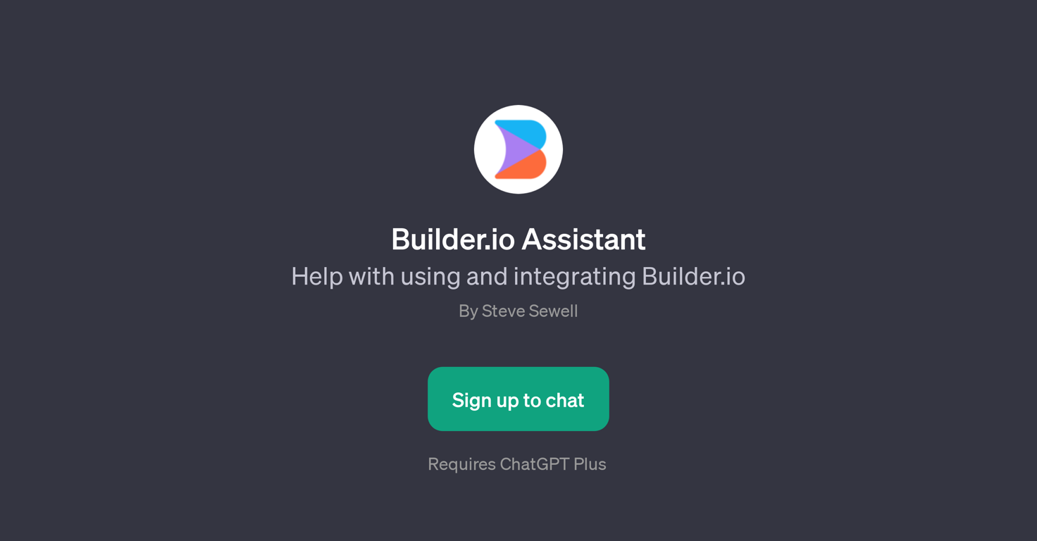 Builder.io Assistant website