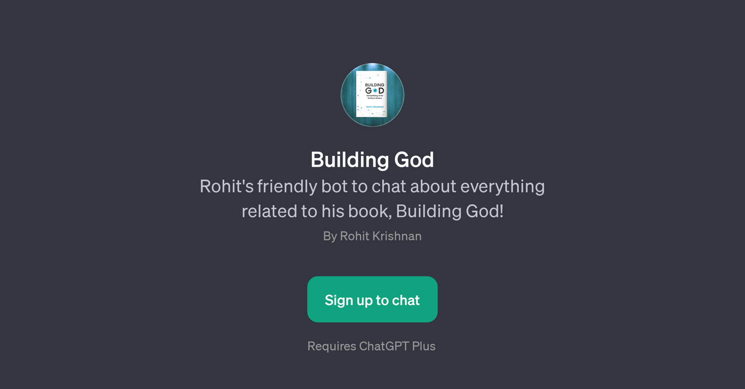 Building God GPT website