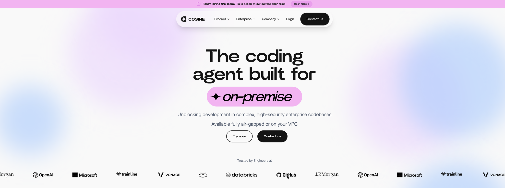 Cosine website