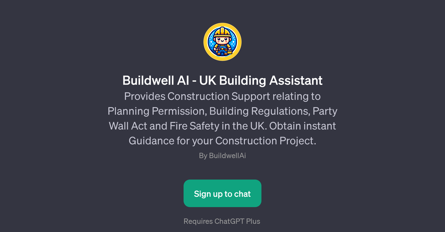 Buildwell AI - UK Building Assistant website
