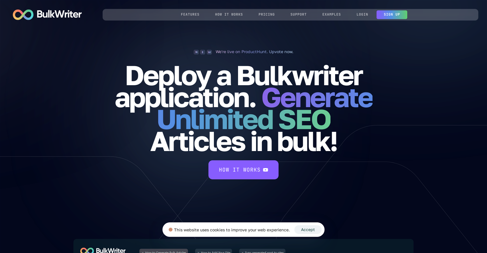 Bulkwriter website