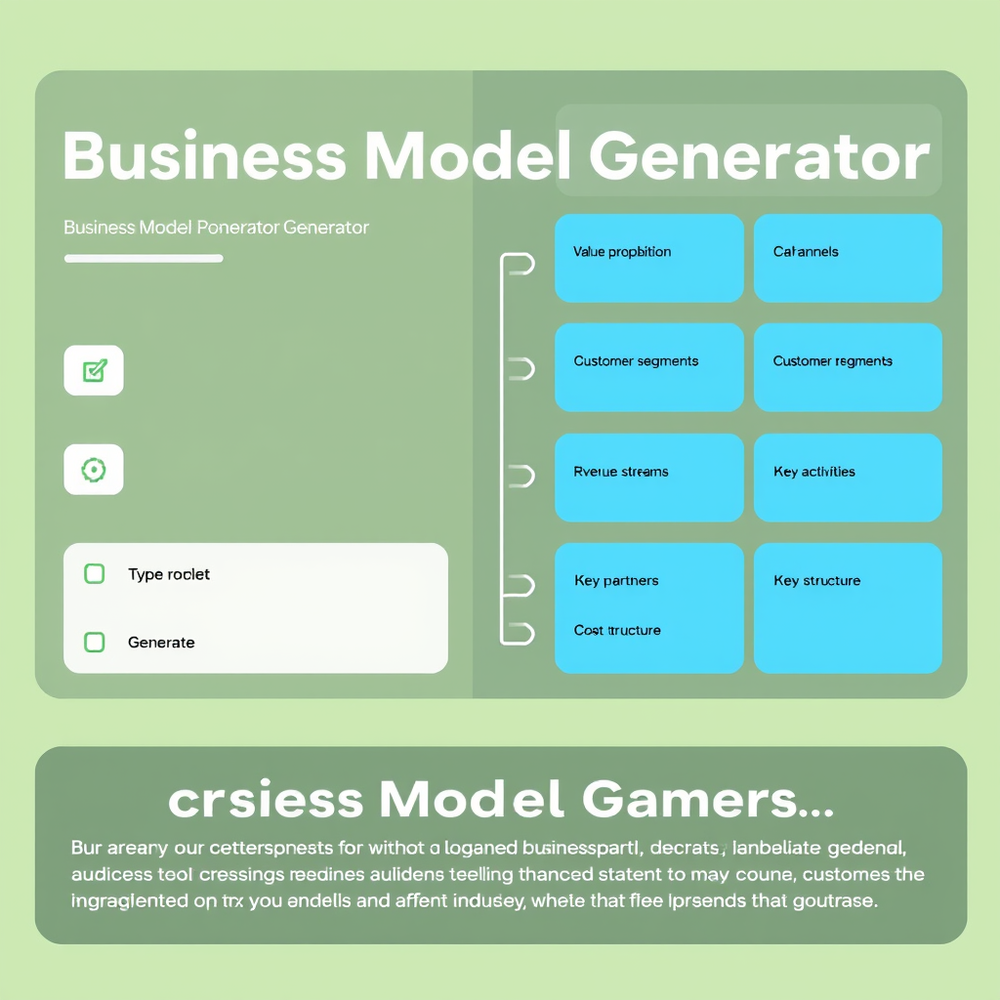 Busines Model Generator website