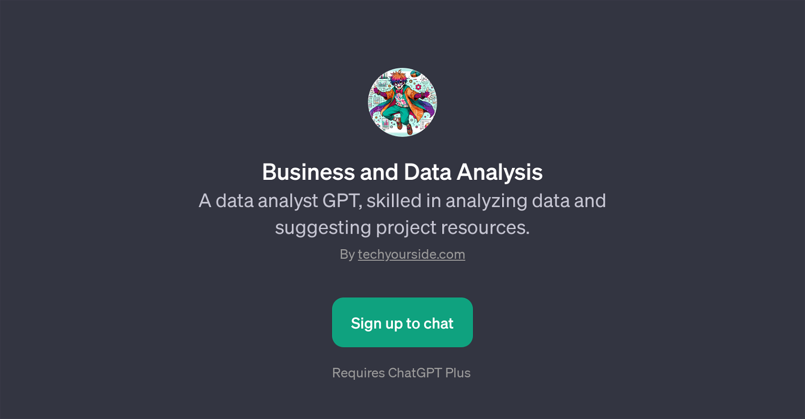 Business and Data Analysis GPT website