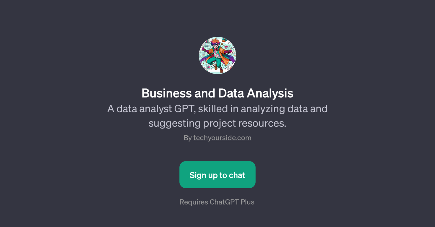 Business and Data Analysis GPT website