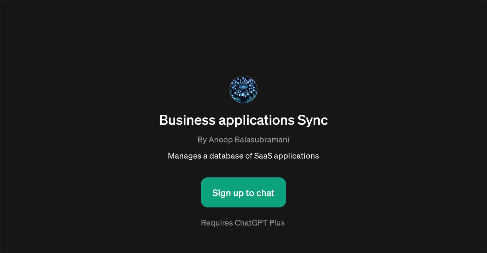 Business Applications Sync website