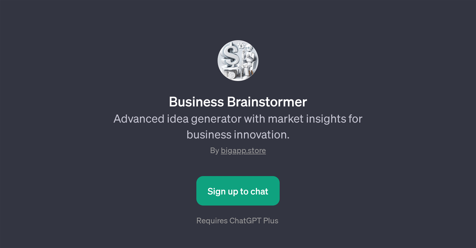 Business Brainstormer website