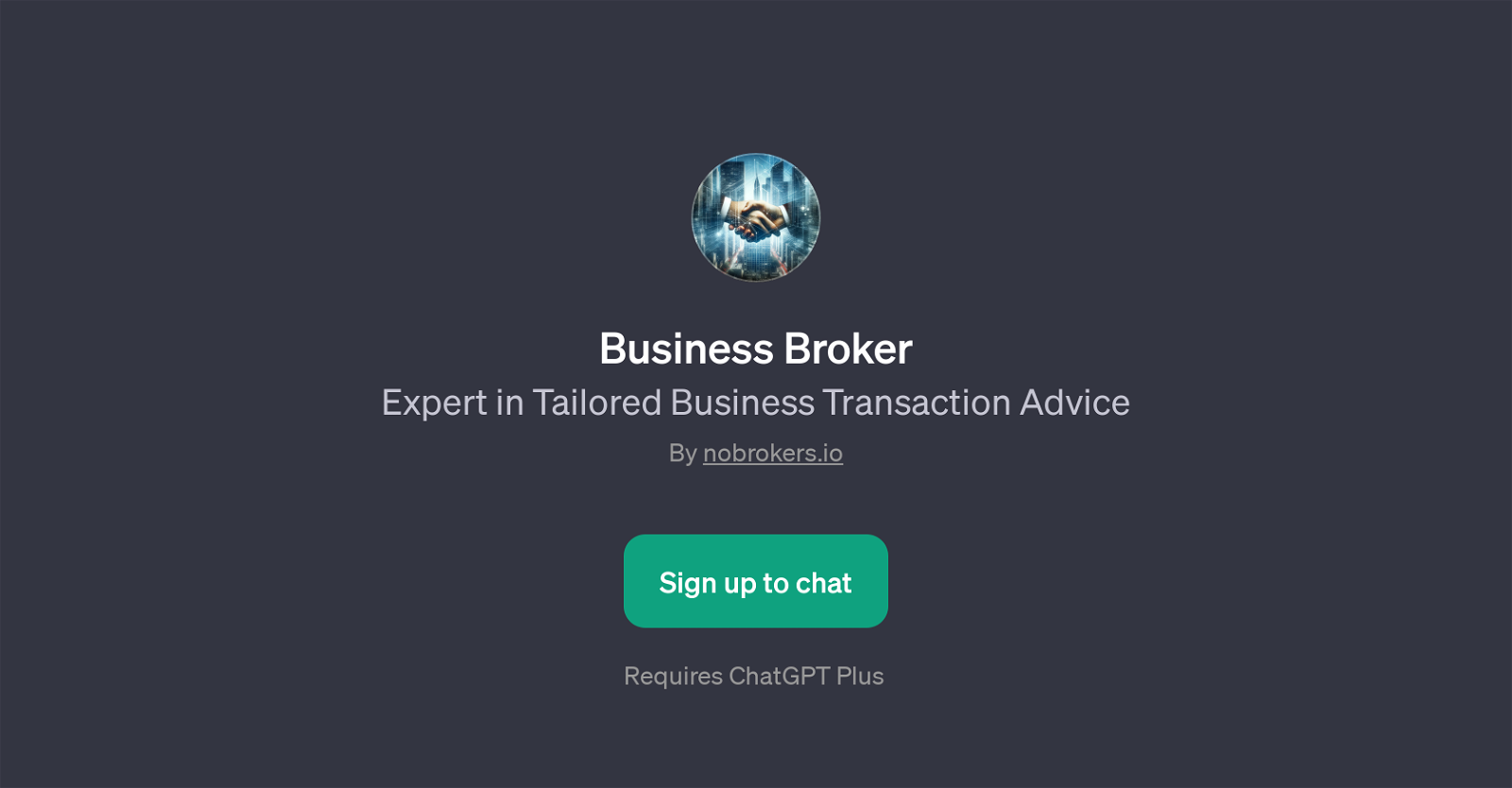 Business Broker website