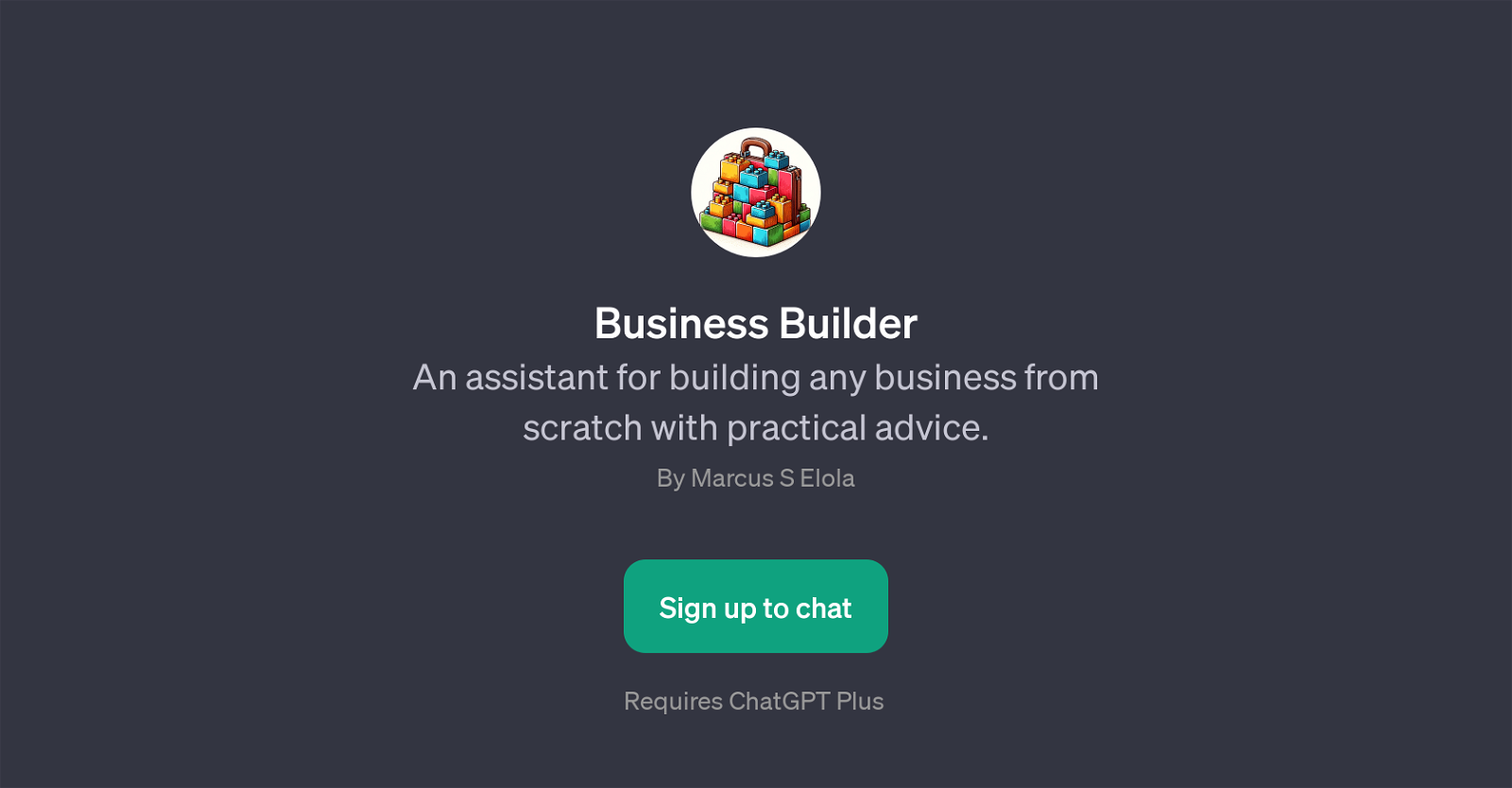 Business Builder website