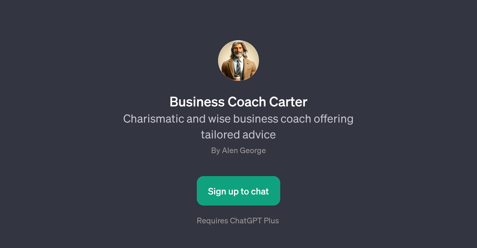 Business Coach Carter website