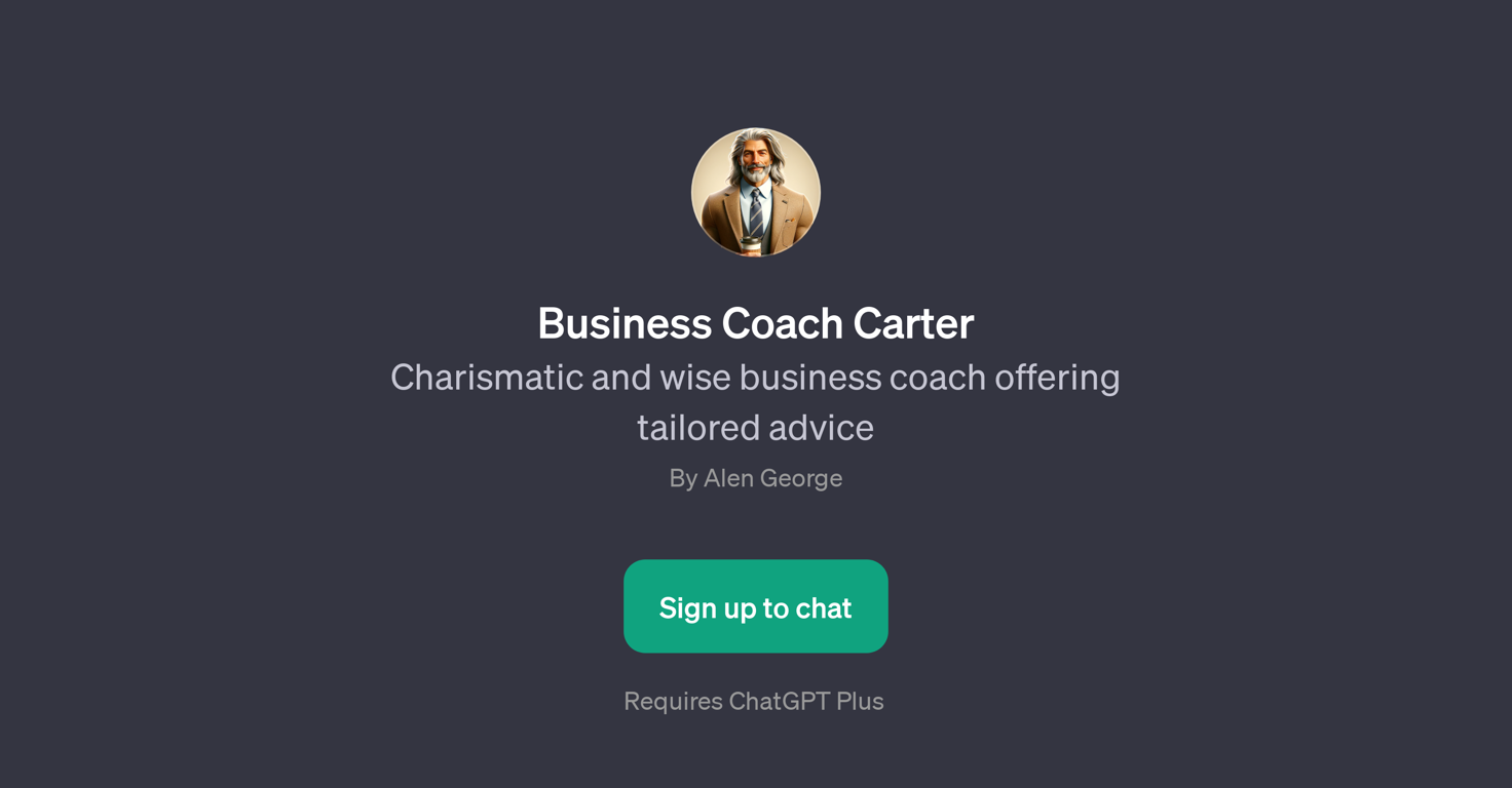 Business Coach Carter website