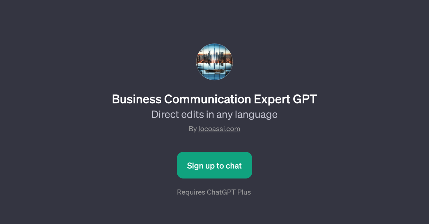 Business Communication Expert GPT website