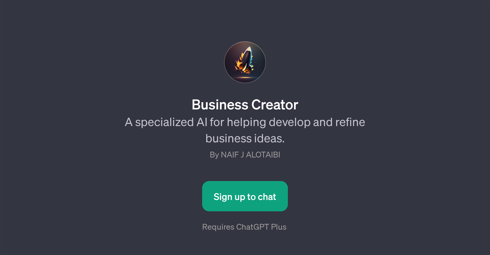 Business Creator website