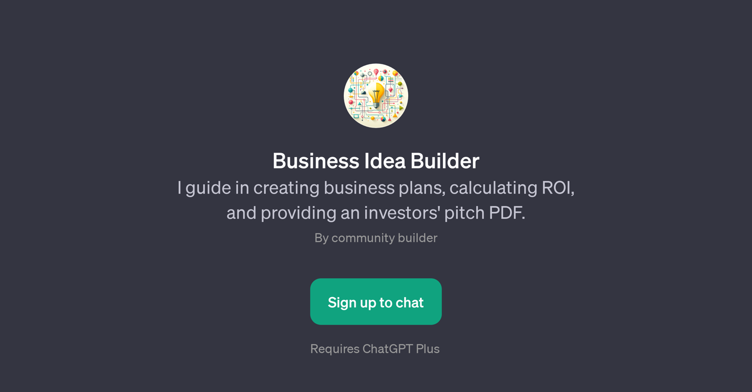 Business Idea Builder website