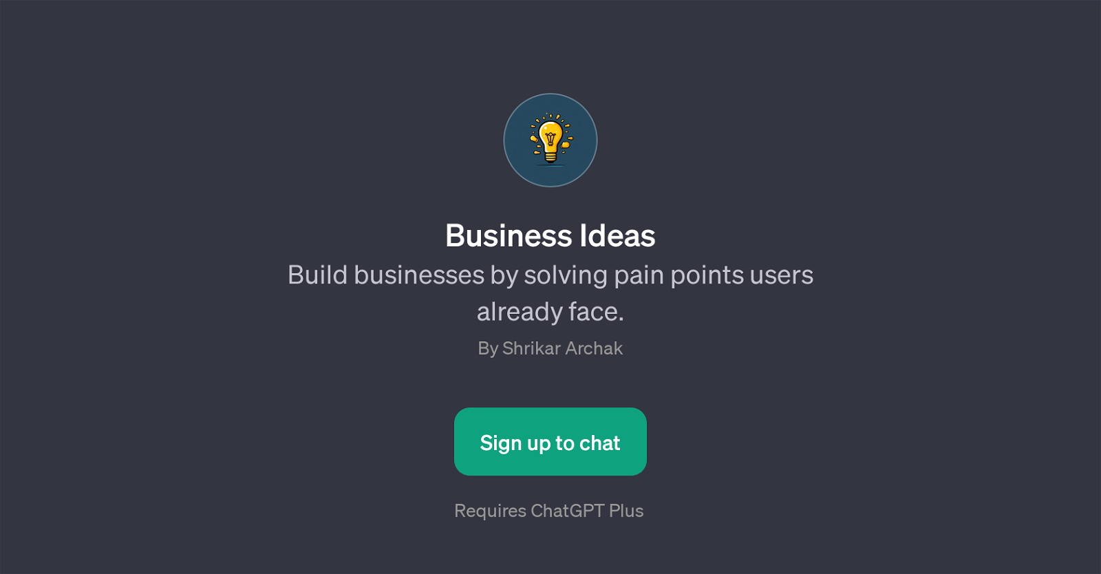 Business Ideas website