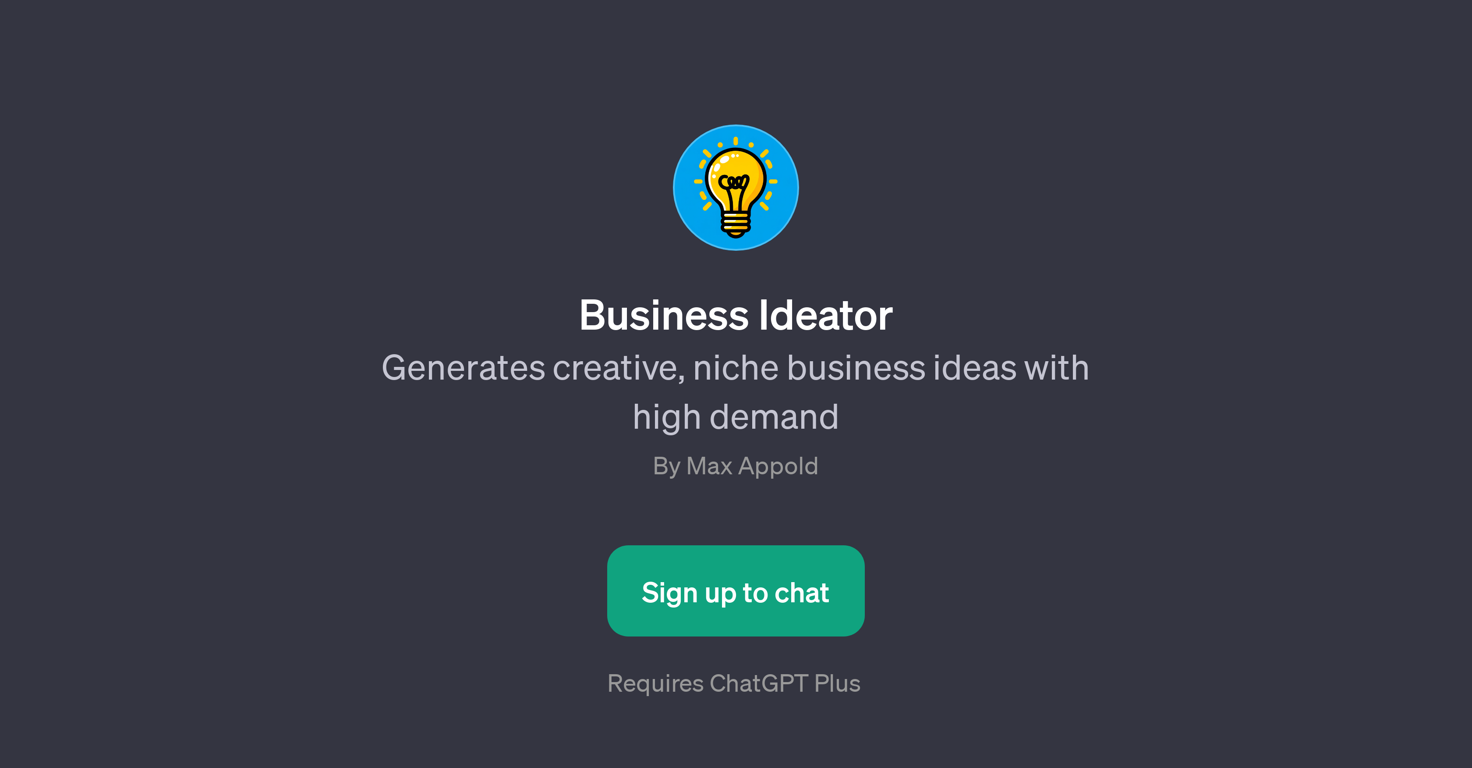 Business Ideator website