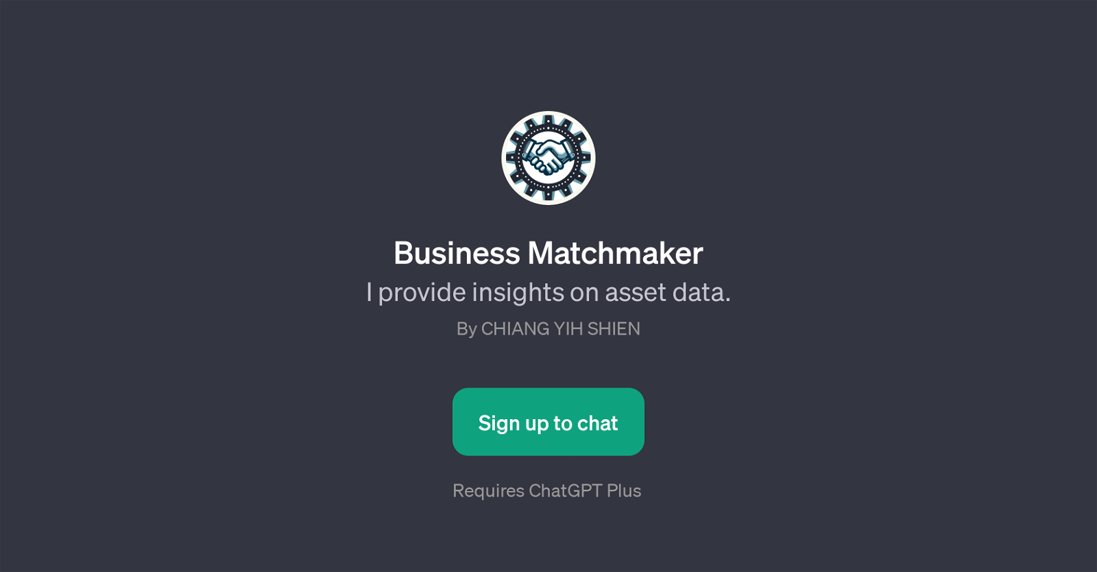 Business Matchmaker website