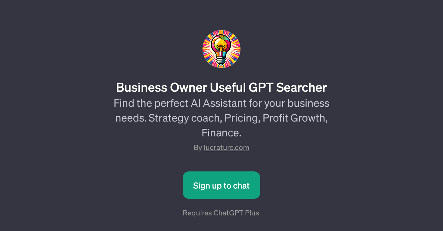 Business Owner Useful GPT Searcher website
