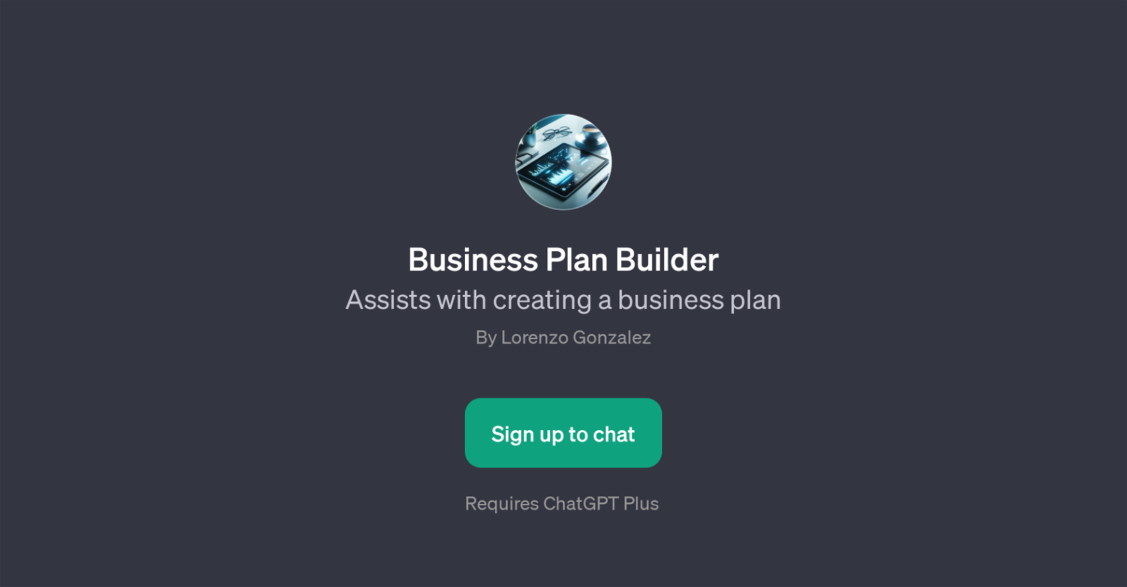 Business Plan Builder website