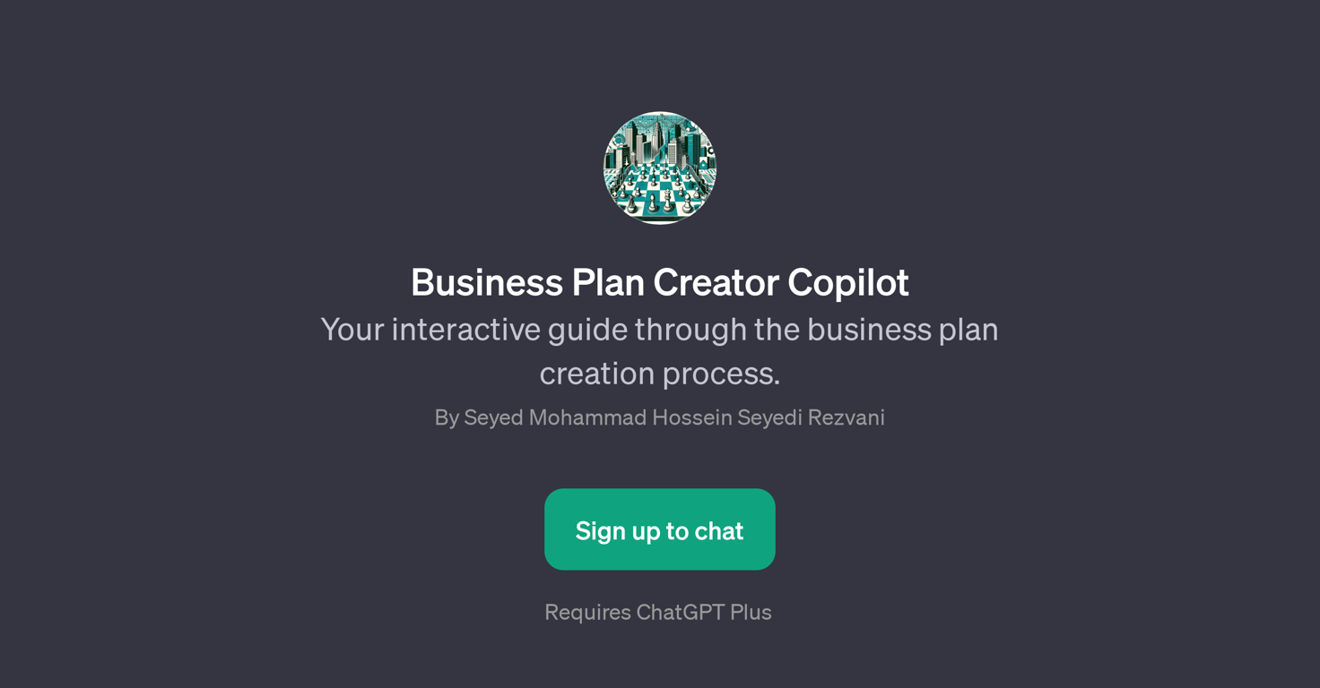 Business Plan Creator Copilot website