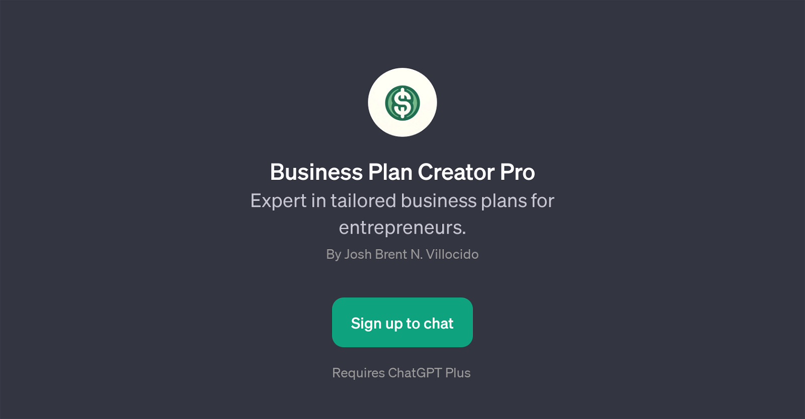 Business Plan Creator Pro website