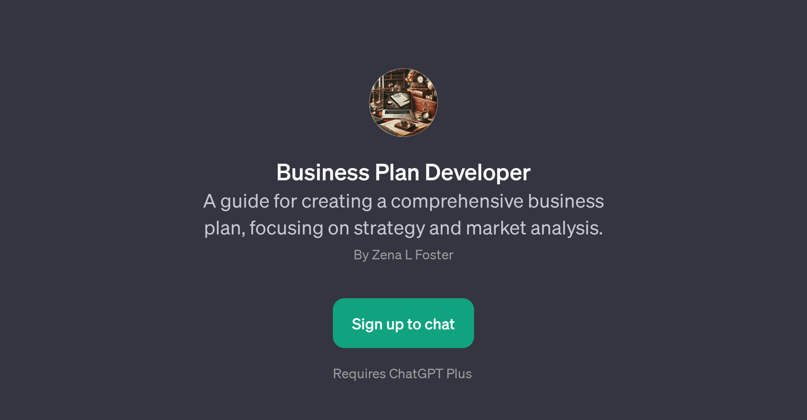 Business Plan Developer website