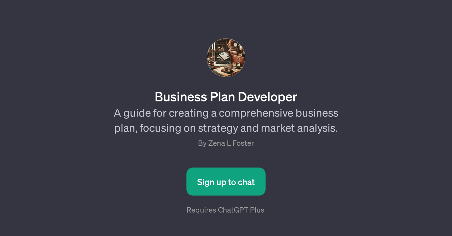 Business Plan Developer website