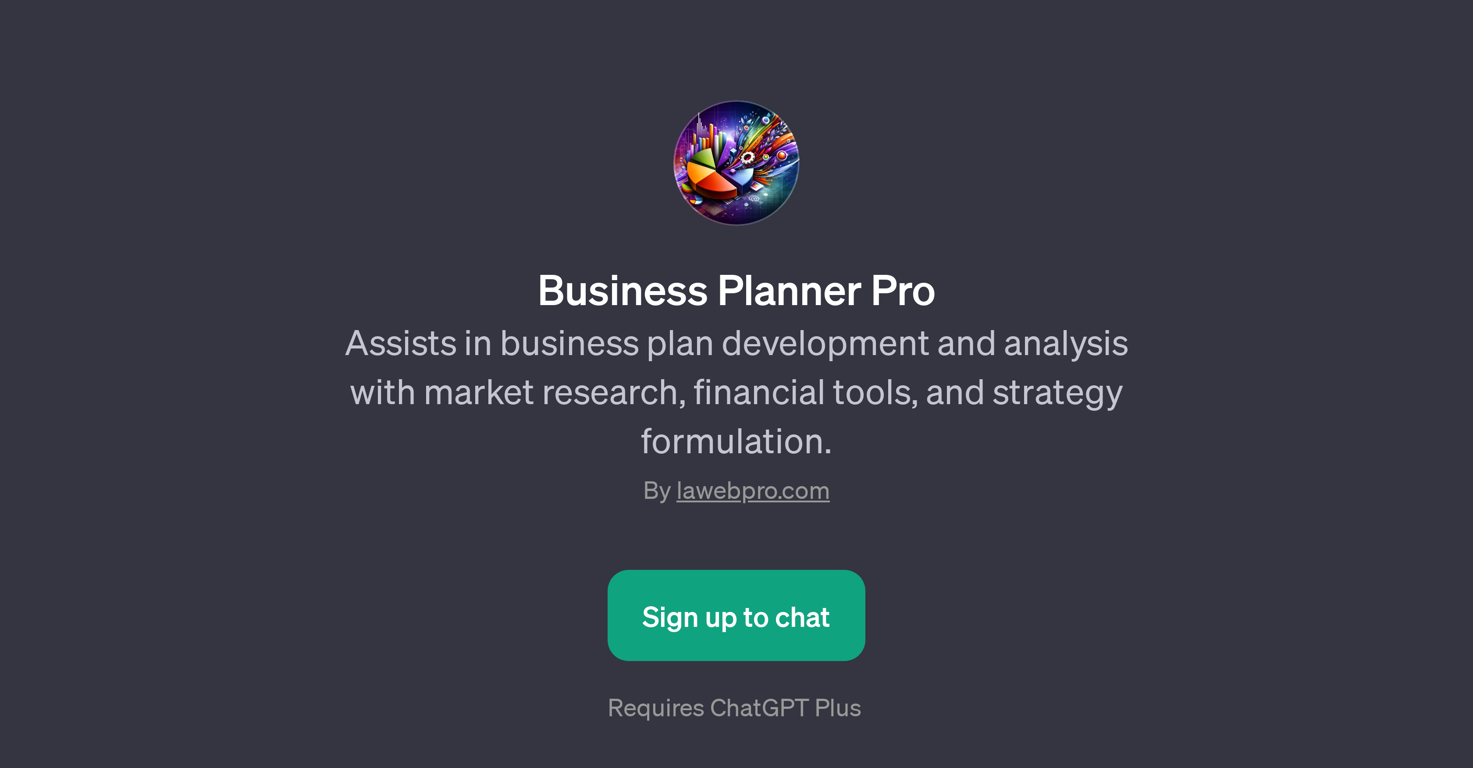 Business Planner Pro website