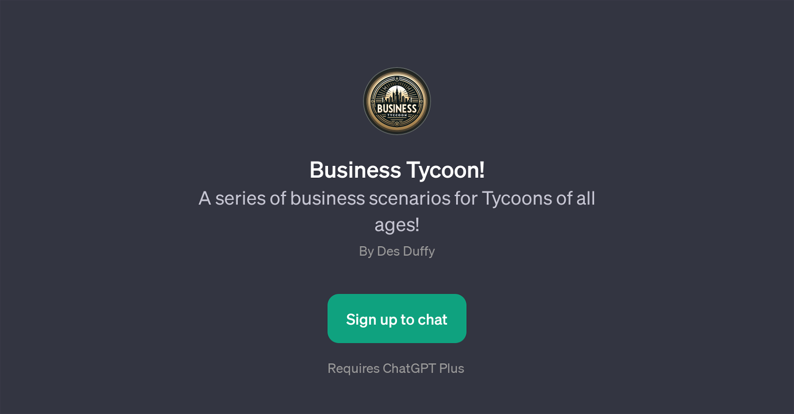 Business Tycoon website